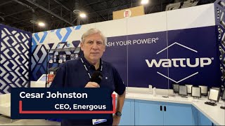 CES 2022 VIDEOS Energous CEO Cesar Johnston explains the wireless power revolution [upl. by Lareneg424]