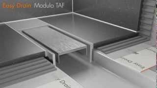 Douchegoot plaatsen  Easy Drain CompactModulo TAF met secundair afwatering Nederlands [upl. by Sitra]