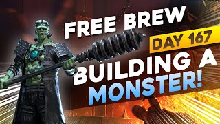 BUILDING A MONSTER  MISCREATED MONSTER AS F2P  DAY 167 F2P  RAID SHADOW LEGENDS [upl. by Nathanial186]