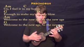 Radioactive Imagine Dragons Ukulele Cover Lesson with ChordsLyrics [upl. by Arekat52]