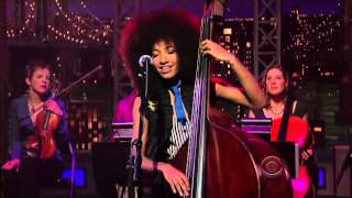 Esperanza Spalding  Winter Sun HQ David Letterman Appearance [upl. by Schwing]