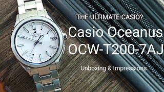 One of the best Casio watches around  Unboxing of white dial Casio Oceanus OCWT2007AJF [upl. by Josler]