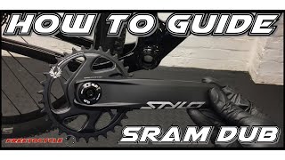 SRAM TRUVATIV DUB Crankset Removal amp Installation Guide [upl. by Asital]