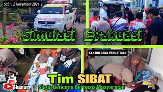 SIMULASI EVAKUASI KORBAN GEMPA🇮🇩PELATIHAN TIM SIBAT HARI KE 3 [upl. by Bertasi]