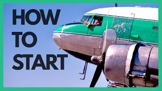 Starting Radial Engines with Buffalo Joe  DC3 MASTER CLASS [upl. by Merchant]