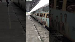 06038  Velankanni  Chennai Egmore summer special arriving Vaitheeswaran Koil VDL on its 1st run [upl. by Yordan]