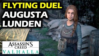 Augusta Lunden Flyting Duel Correct Answers  Augusta The Cheerful  Assassins creed Valhalla [upl. by Neelyak803]