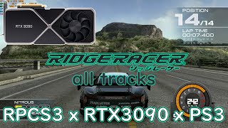 Ridge Racer 7 all tracks  RTX 3090 4K60  PS3 emulator for PC RPCS3 [upl. by Erdnuaed710]