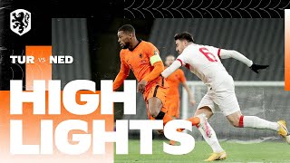 Highlights Turkije  Nederland 24032021 WKkwalificatie [upl. by Solegnave]