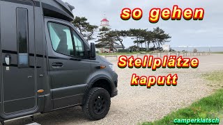 Schönster Wohnmobil Stellplatz Dänemarks vor dem AUS ❓ Warum ❓ Ostsee Tour mit dem Camper Van 🇩🇰❤️ [upl. by Retsbew]