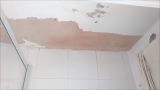 How to fix paint peeling off the bathroom ceiling [upl. by Illak]