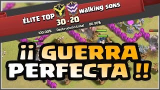 GUERRA PERFECTA EN ÉLITE TOP  TH 6 7 y 8  A por todas con Clash of Clans  Español  CoC [upl. by Rehpotsirc]