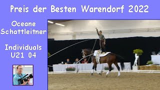 Oceane Schattleitner  IndU21 04  Preis der Besten Warendorf 2022 [upl. by Ellicul]