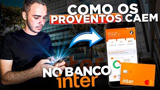 Como os Proventos caem na Conta do Banco Inter🤔 INTER CORRETORA [upl. by Hugo622]