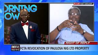 FCTA Land Revocation Paulosa Nig Ltd Has Overstayed Its 1984 Temporary Occupancy  Olayinka [upl. by Aikkin]