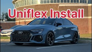 Uniflex ethanol sensor install 8y Audi RS3 [upl. by Ioyal]