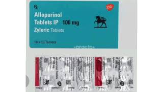 Zyloric Tablets 100 mg Allopurinol Tablets IP [upl. by Alfi]