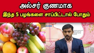 அல்சர் விரைவில் குணமாக சாப்பிட வேண்டிய 5 பழங்கள்  ulcer treatment in tamil  DrSJ [upl. by Suzetta543]