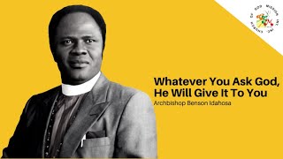 God Will Do It For You  Archbishop Benson Idahosa [upl. by Eirahcaz]