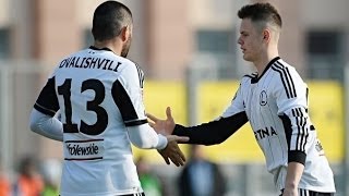 Wybitny gol Miłosza Kozaka ŁKS 1926 Łomża  Legia Warszawa 19951996 [upl. by Peckham]