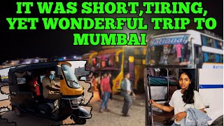 It Was Short Tiring Yet Wonderful Trip To Mumbai  Mumbai to Goa Vlog konkanivlog [upl. by Fulmis371]