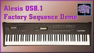 Alesis QS8 1 Factory Sequencer Demos circa 1999 [upl. by Ziagos]