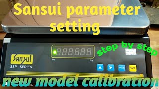 Sansui weighing scale calibration amp parameter setting sansui rbweighingsolution [upl. by Launame]