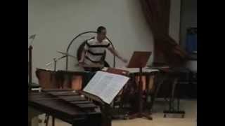 Quatre Preludes pour Percussion et Piano Marcel Landowski [upl. by Larrej]