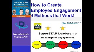 How to Create Employee Engagement 4 Leadership Methods That WorkLeadership Training [upl. by Rotciv]