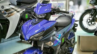 Yamaha Sniper 155 2024 V2 Blue  Y16ZR 155 2024 Black  MX King 155 2024 Blue  Exciter 155 2024 [upl. by Chuipek256]