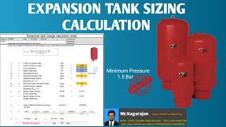 Expansion Tank Design Calculation l Expansion Tank Sizing l Design Mistakes l Step by Step Procedure [upl. by Vrablik609]