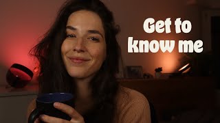 ASMR Whispered Get To Know Me – Random Questions ramble [upl. by Calandra]