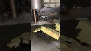 TANK vs hydraulic press hydraulicpress crushing satisfying viral [upl. by Azarcon688]