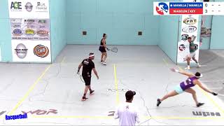 Racquetball Highlights  2023 WORLD CHAMPIONSHIPS SEMI MANILLA MANILLA VS WASELENCHUK KEY MIX [upl. by Lizzie]