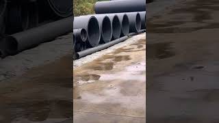 HDPE spiral winding Stormwater retention tanks pipe extrusion lines [upl. by Aryamo]