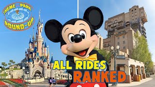 Ranking ALL DISNEYLAND PARIS Rides from WORST to BEST [upl. by Stearn787]