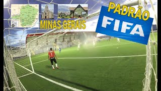 ESTÁDIO PADRÃO FIFA  JOGO NO SUL DE MINAS GERAIS [upl. by Aicissej83]