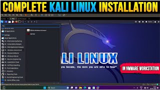 How to Install Kali Linux In VMware Workstation 2024  Process of Kali Linux Installation in VMware💻 [upl. by Calista]