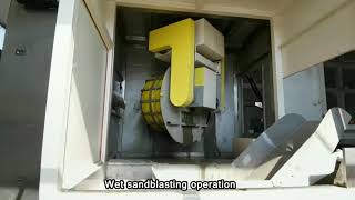 wet sandblasting phosphating process [upl. by Aggappera631]