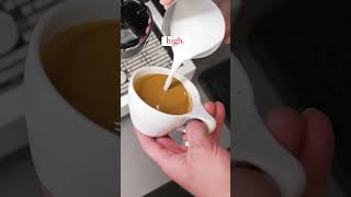 Step by Step Latte ART Tutorial shorts [upl. by Leopold]