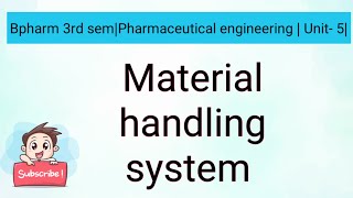 Material handling system [upl. by Aicsile18]