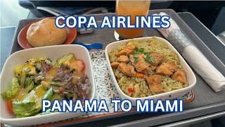 REVIEW Copa Airlines Business Class Panama to Miami [upl. by Nelag]