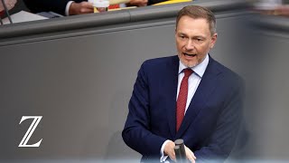 Lindner verteidigt Haushalt 2024 im Bundestag [upl. by Freeborn760]