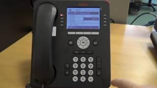 Call Forwarding Using The New Avaya Phones [upl. by Anaderol]