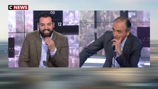 Le face à face tendu entre Yassine Belattar et Éric Zemmour [upl. by Fisoi]