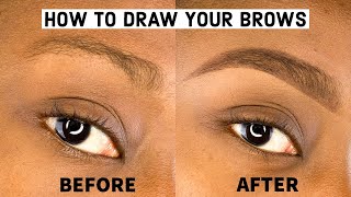 HOW TO EASY EYEBROW TUTORIAL FOR BEGINNERS WITH PENCIL  LADE KEHINDE [upl. by Nived220]