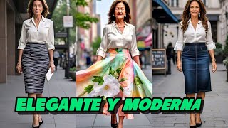 Las 10 Mejores Faldas para Mujeres de 50 Años o Más [upl. by Koh]