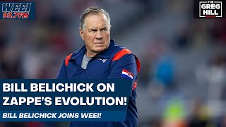 Bill Belichick speaks on the evolution and future of Bailey Zappe with WEEI [upl. by Etnovert]