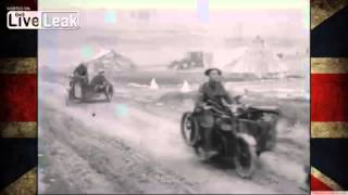 WWI Footage  British Motor Machine Gun Service [upl. by Zerimar]