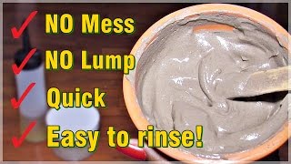 3 INGREDIENT DIY BENTONITE  RHASSOUL Clay Hair Cleanser  Mud Wash Recipe for Hair face and body [upl. by Kester]